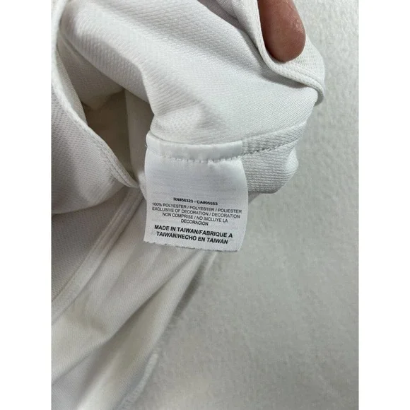 Nike Dri Fit Womens Activewear Tank Top Racerback Round Neck White Size Small - Picture 4 of 8